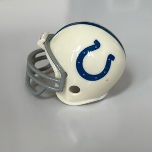 Indianapolis Colts NFL Vintage Pocket Pro Mini Riddell Football Helmet.